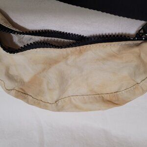 BAGGU mini ivory crescent bag